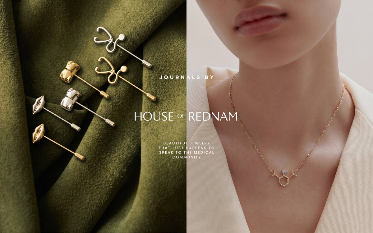 Journals by House of Rednam: Beautiful jewelry that just happens to speak to the medical community