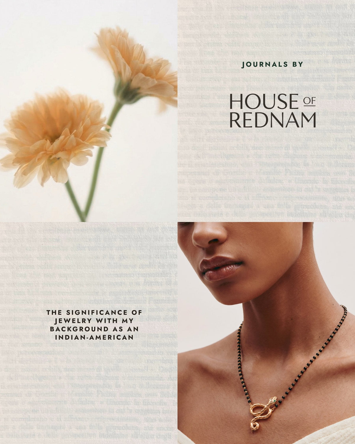 Journals by House of Rednam: The significance of jewelry with my background as an Indian-American